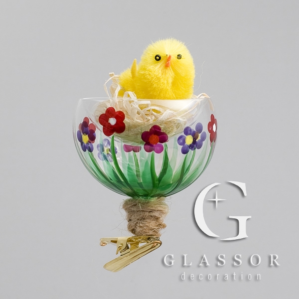 Easter Ornament with Chick