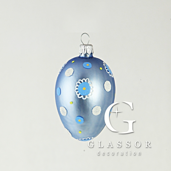 Easter Ornaments, Egg in Blue