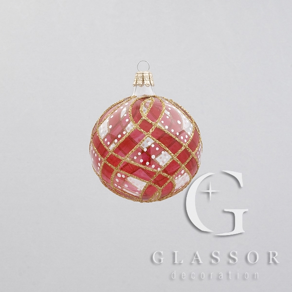 Transparent Christmas Tree Ball , Decoration Ř 6cm