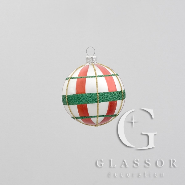 Christmas Ball in White Colour  &#934; 6 cm