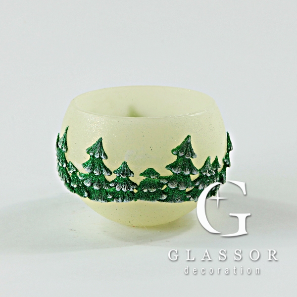 Christmas Decoration - Round Candle-holder