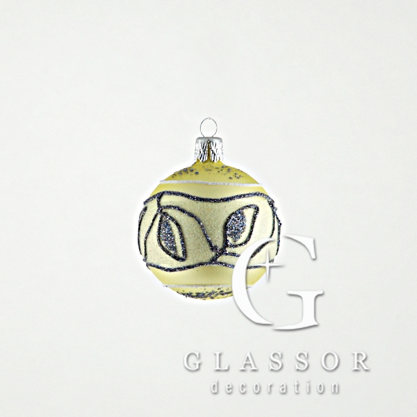 Christmas Ball in Champagne Colour Φ 5 cm