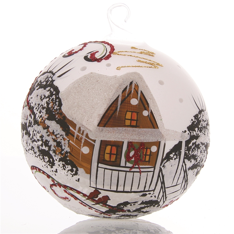 Bauble with cottage