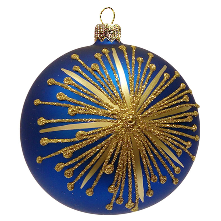 Bauble with gold-bronze star