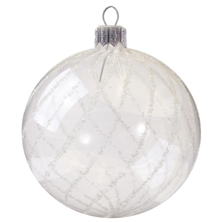 Christmas Transparent Ball, Decor  Ø  7 cm