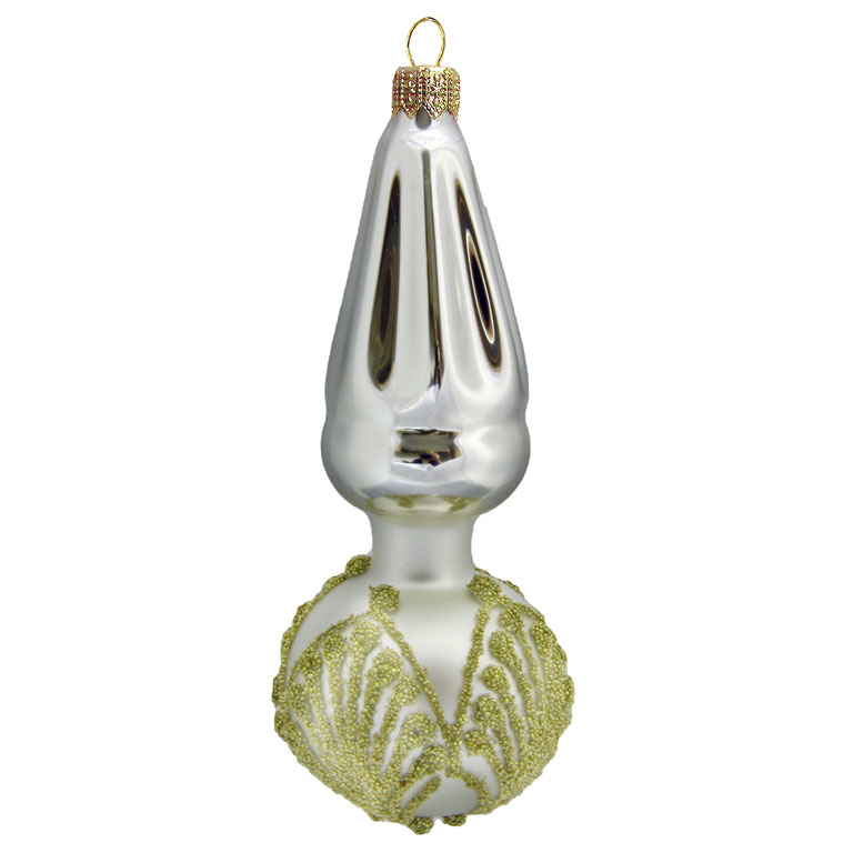 Silver ornament gold decor