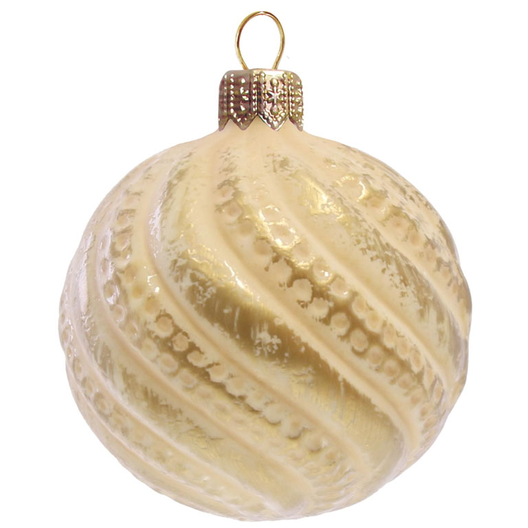 Bauble with bronze decor