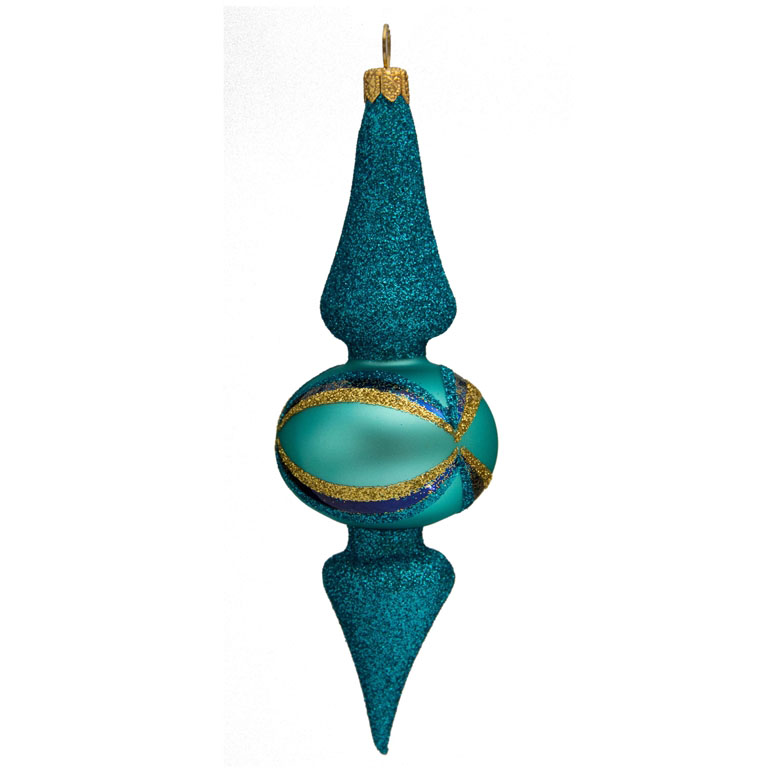 Free-blown shape turquoise