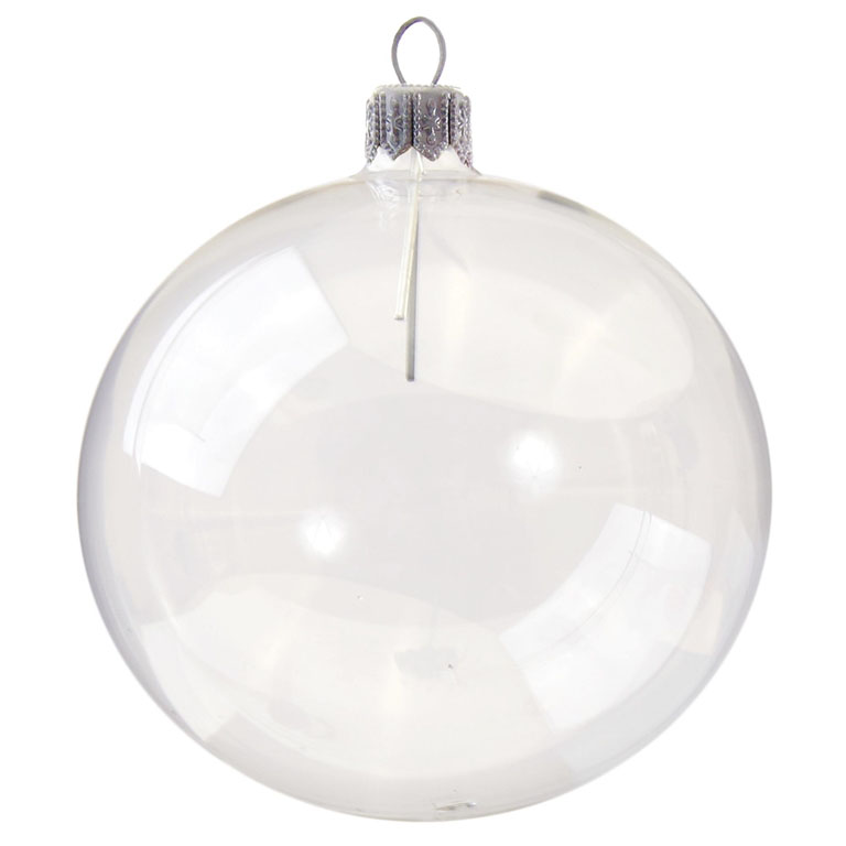 Clear Christmas ball