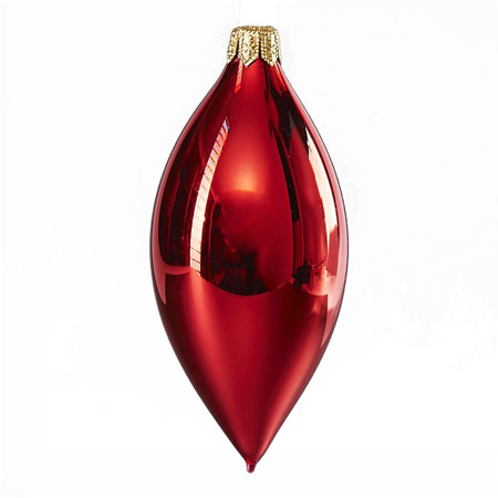 Red glossy Christmas olive