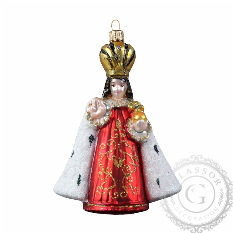 Infant Jesus of Prague in red robe