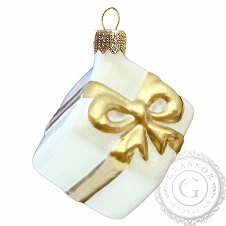 Gift with a golden bow