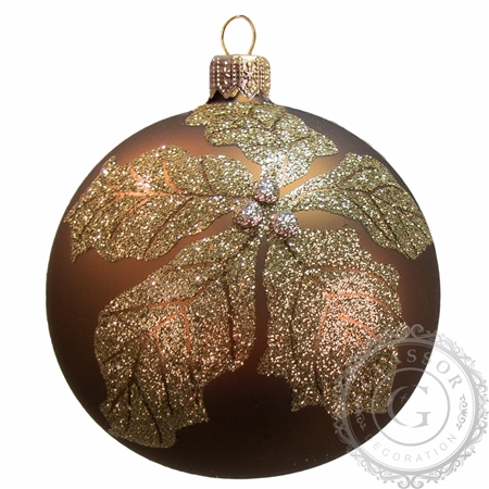 Xmas ornament with flowers