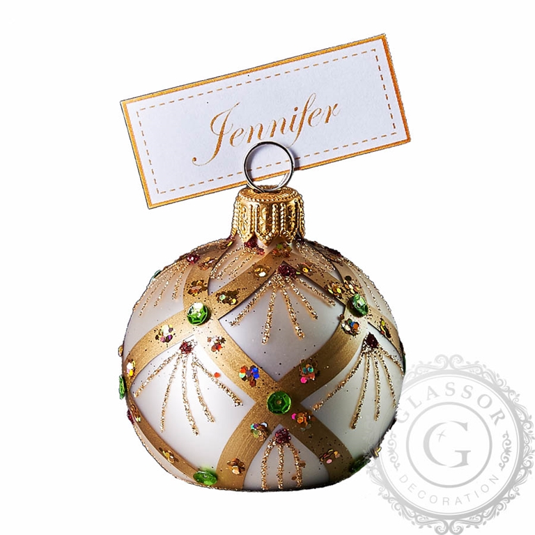 JEWELED PEARL CARDHOLDER