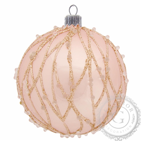 Christmas ornament rose ball