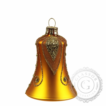Gold Christmas bell
