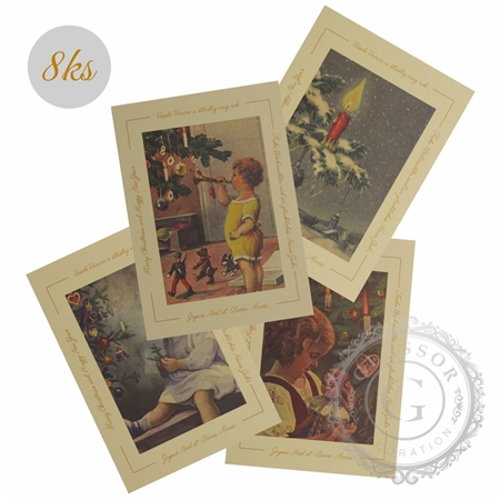 Set of 8 postcards (2x4 motives)