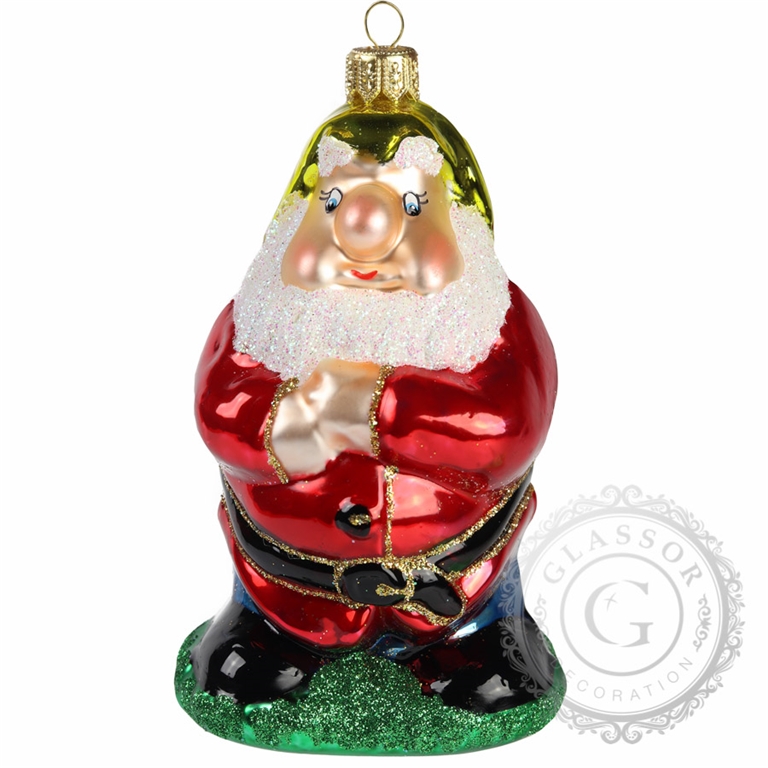 Dwarf with buttons Christmas ornament
