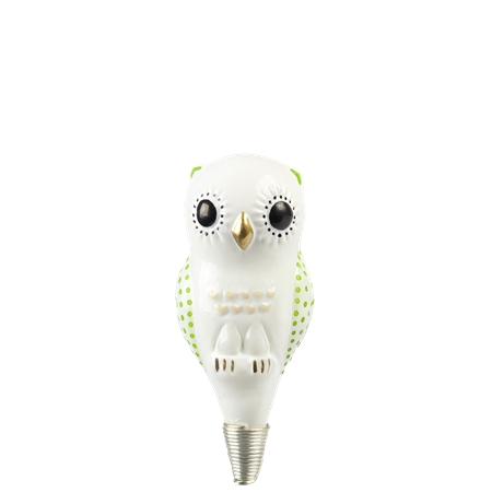 Porcelain owl on a clip