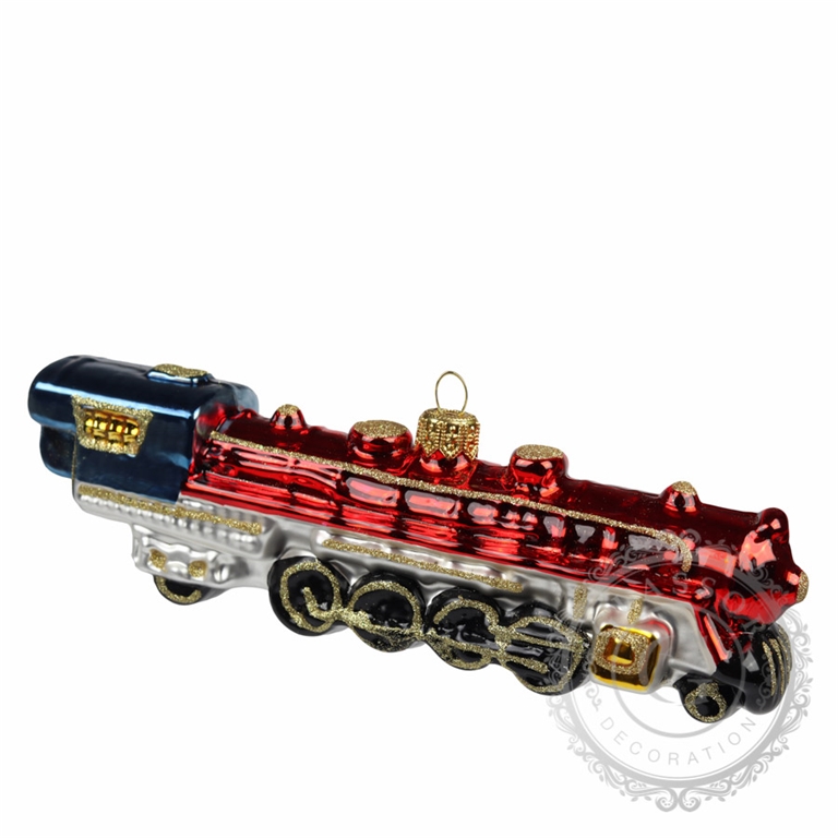 Red Express train Christmas ornament
