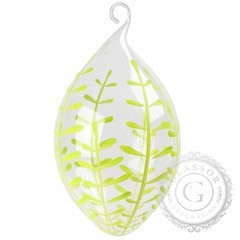 Easter egg with green twigs décor