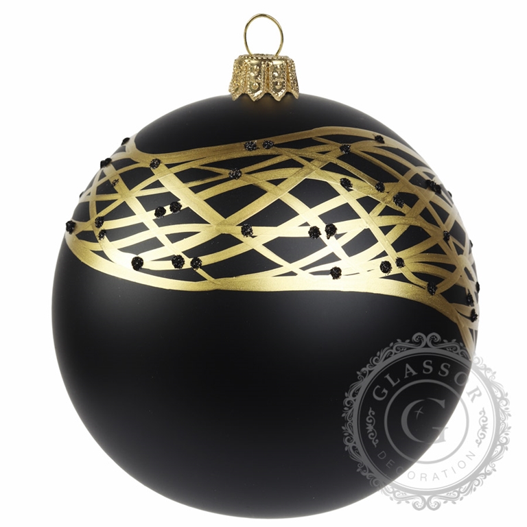 Bauble with bronze decor  