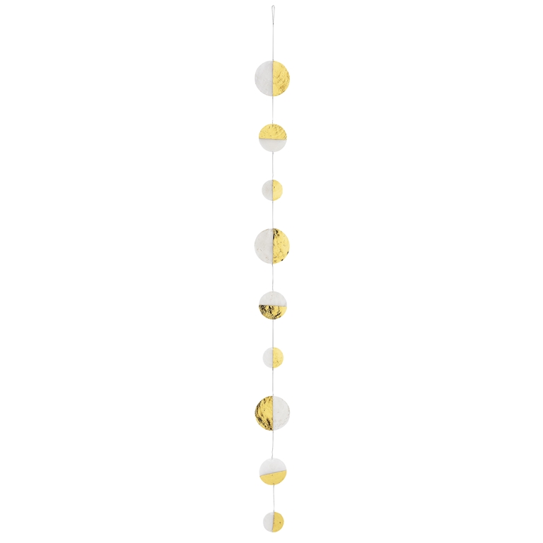 Hanging golden garland