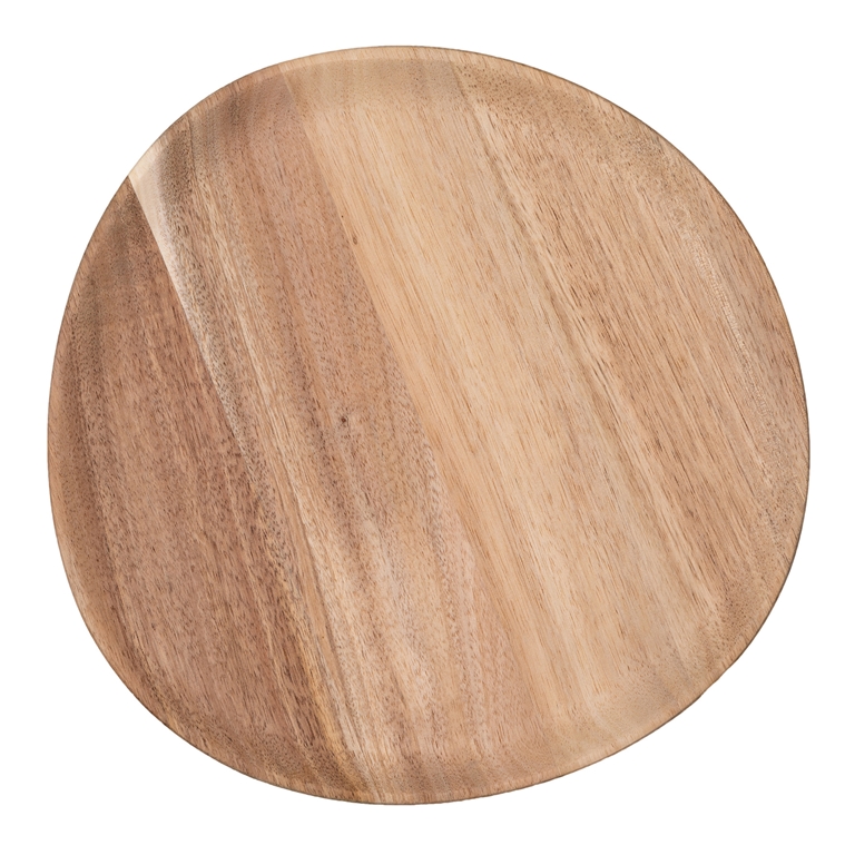 Serving wooden plate large