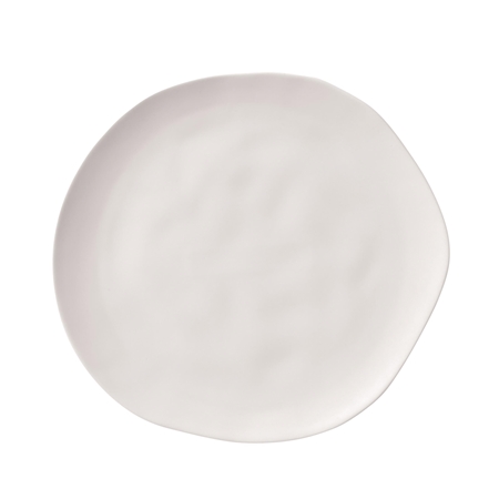 White porcelain serving plate