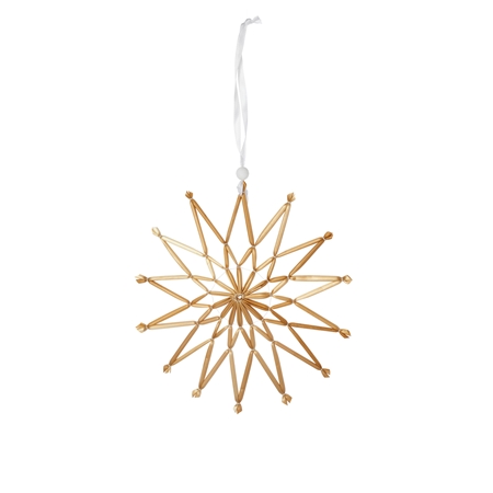 Small straw star ornament 