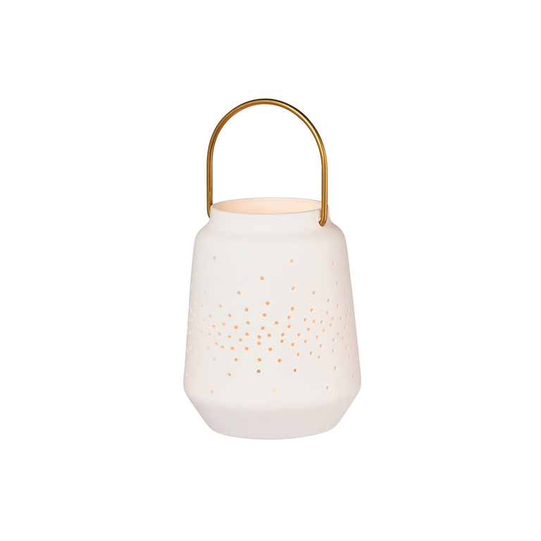 Small lantern with starry sky