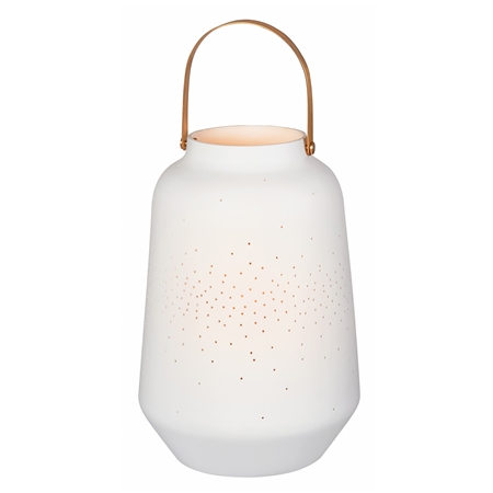 Big porcelain lantern with starry sky