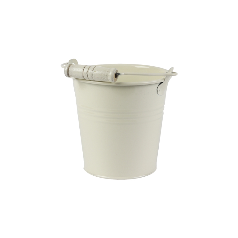 Easter decoration cream tin bucket