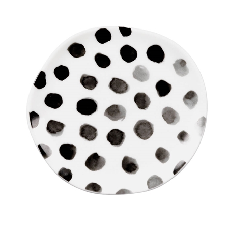 Tea saucer with dots