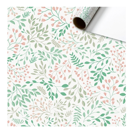 Wrapping paper floral - roll