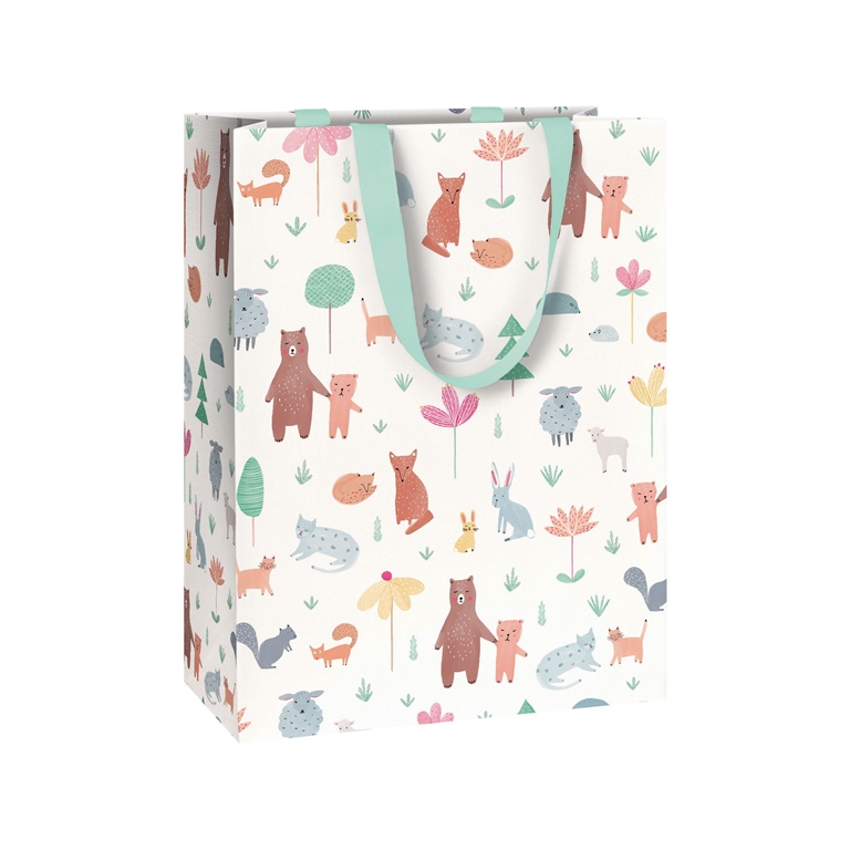 Gift bag colorful animals