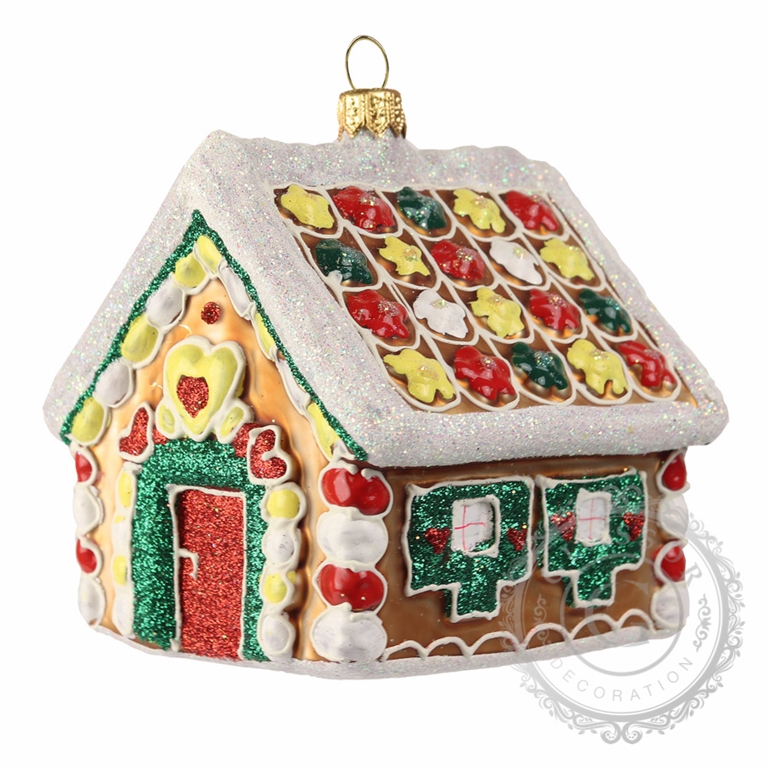 Gingerbread cottage colorful