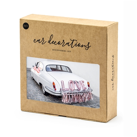 Wedding car decoration set LOVE