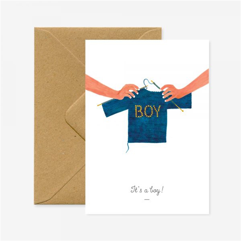 Baby shower card It´s a boy!