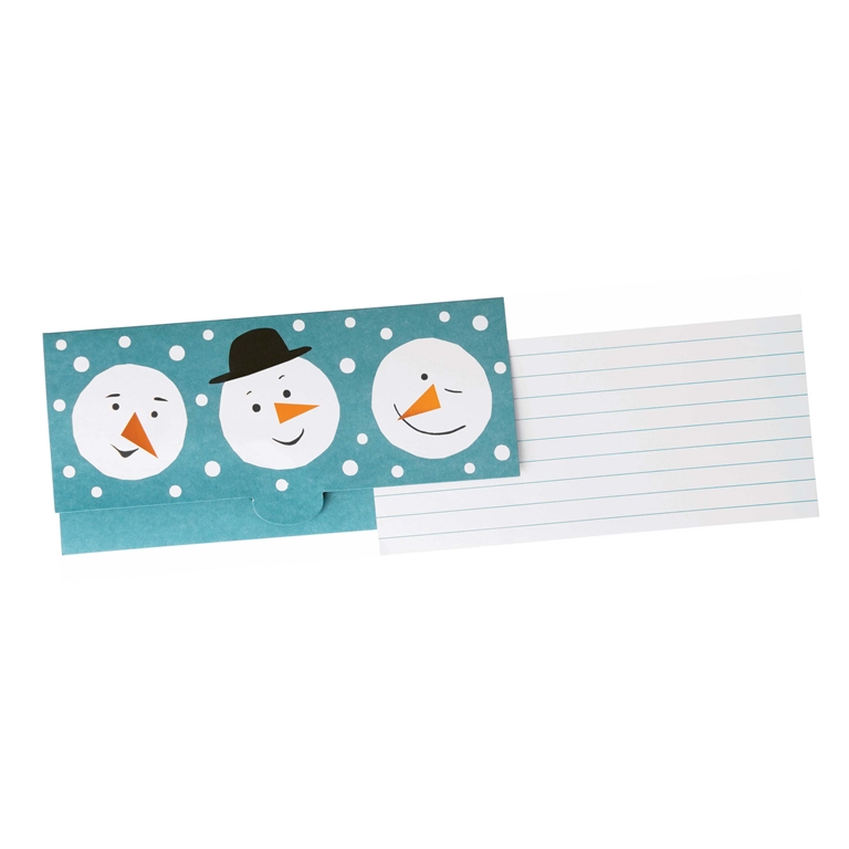 Cash envelope with snowmen