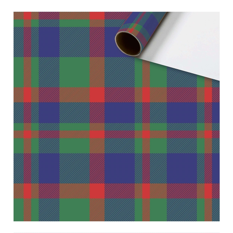 Gift wrapping checkered paper