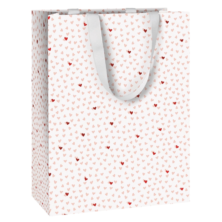 Gift bag with tiny hearts