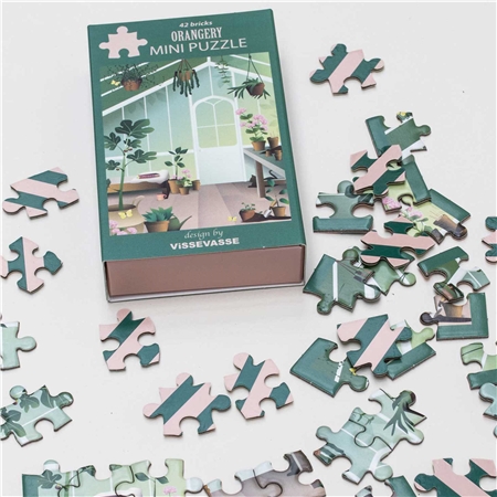 Design mini puzzle greenhouse 42 pcs