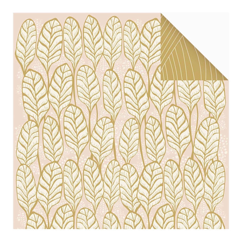 Reusable golden gift paper