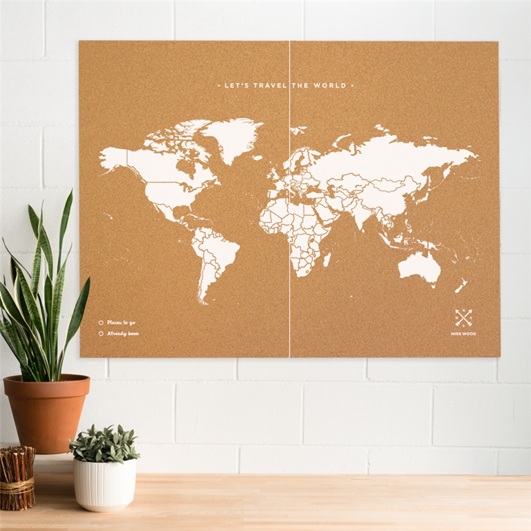 Travel Size Scratch Map