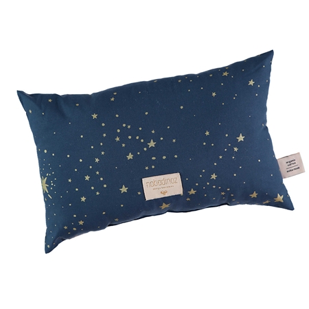 Blue cushion with golden stars
