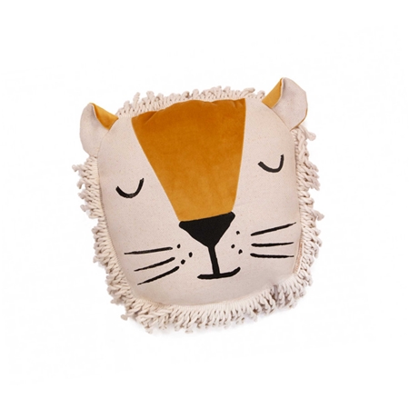 Lion head cushion