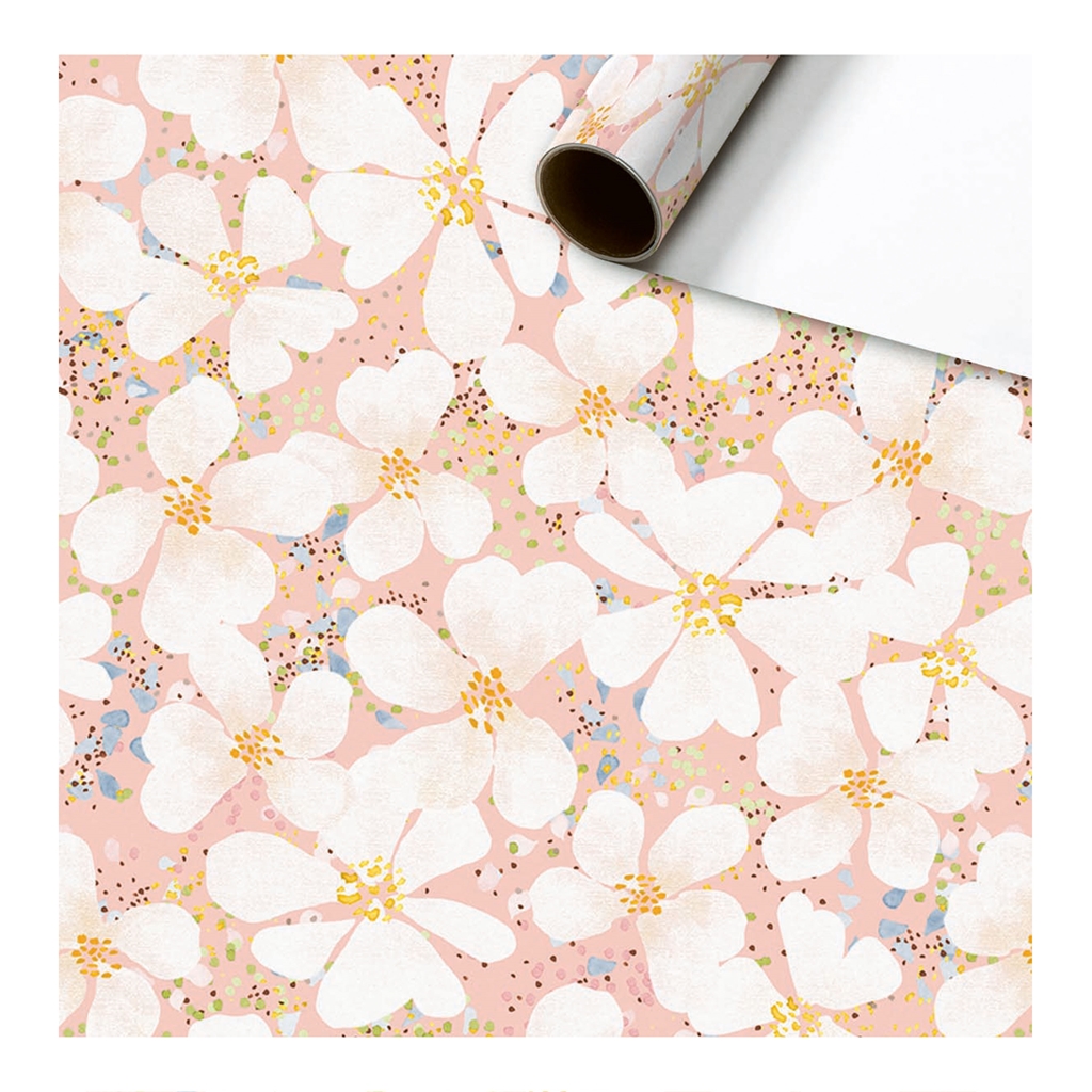 Wrapping paper colorful cherry blossoms sheet
