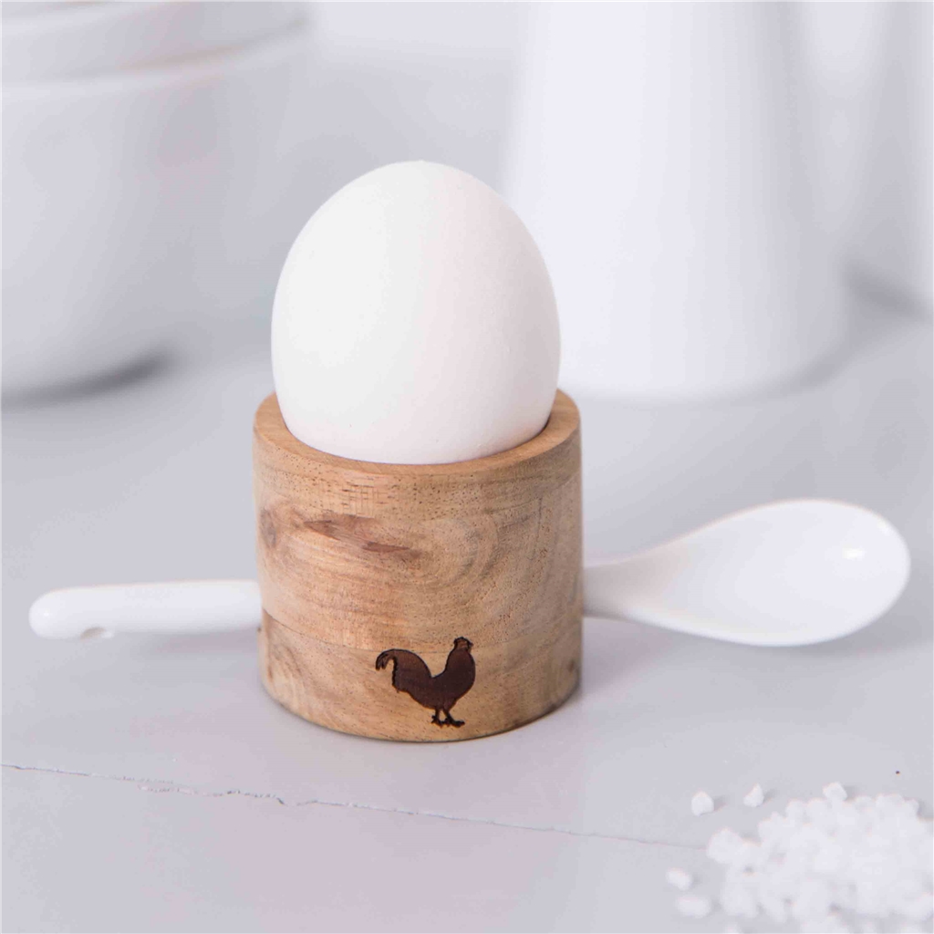 Egg set with tap