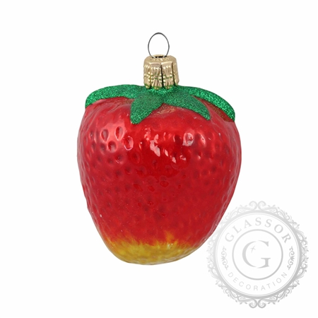 Glass strawberry